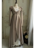 Faeries Daffodil Candle Cover Open Front Overdress Jacket(Reservation/3 Colours/Full Payment Without Shipping)